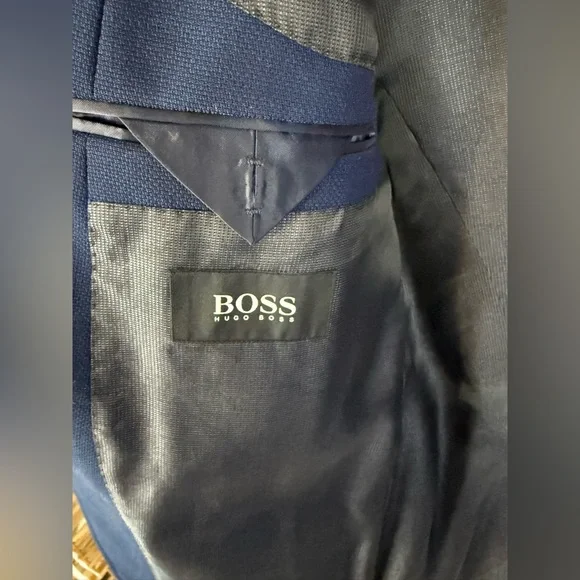 Men’s suit jacket navy blue